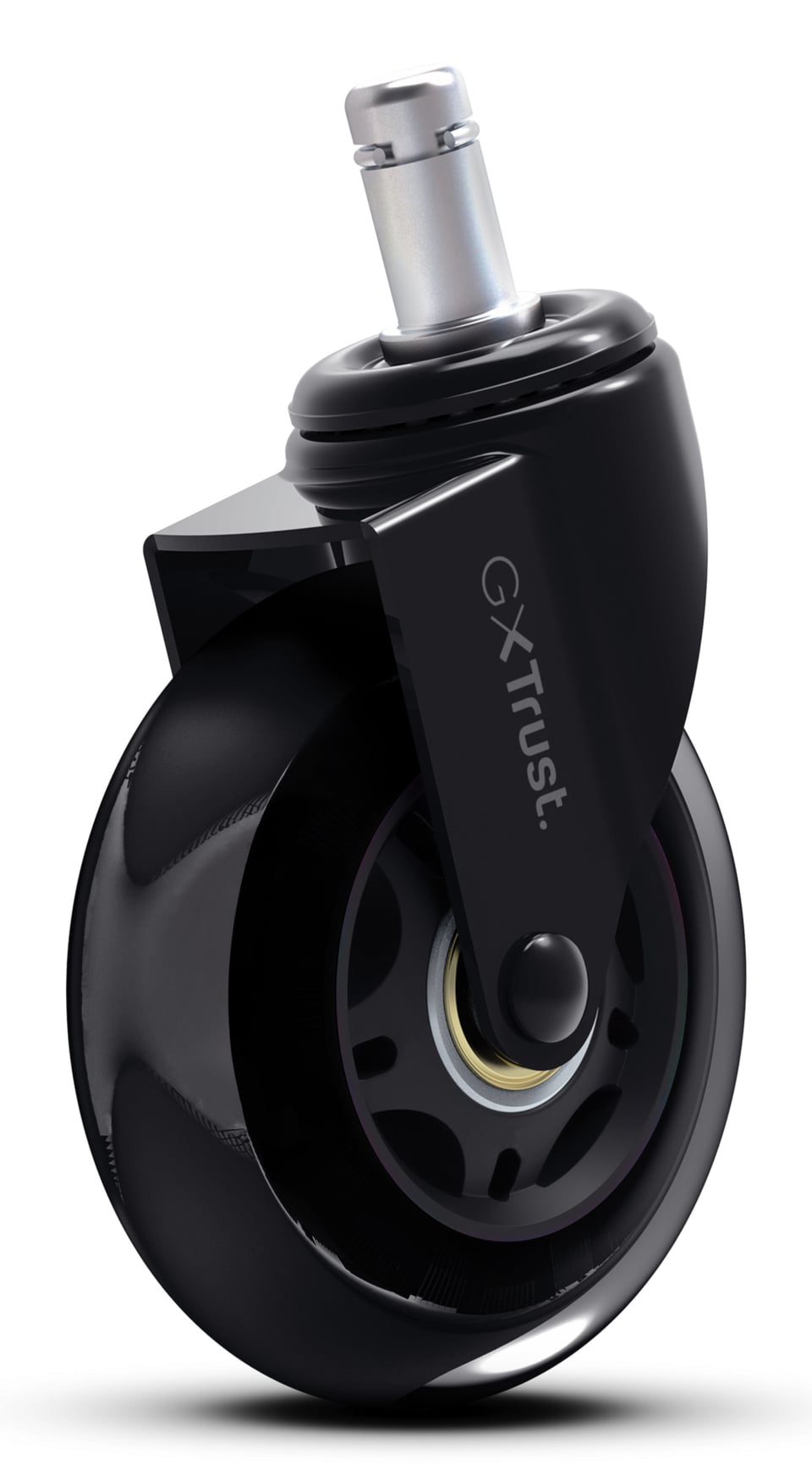 Trust GXT 25804 Gamingstoel Wielen - Set zwenkwielen voor gamingstoel – Vervangingsonderdeel – Zwart