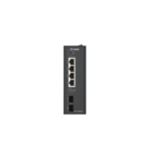 D-Link DIS-100G-06P netwerk-switch Unmanaged L2 Gigabit Ethernet (10/100/1000) Power over Ethernet (PoE) DIN-rail Zwart