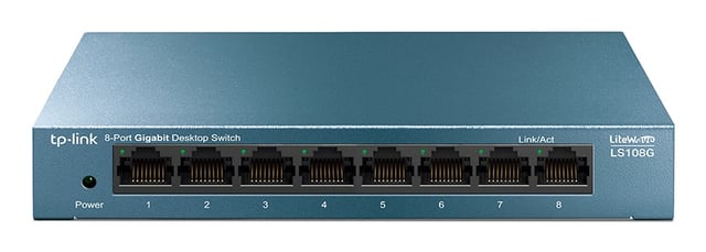 TP-Link LS108G netwerk-switch Unmanaged Gigabit Ethernet (10/100/1000) Blauw