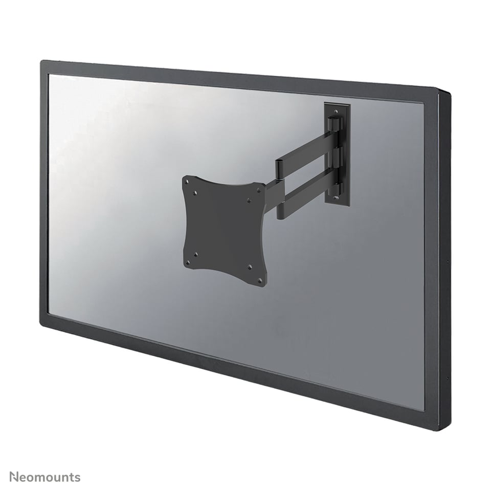 Neomounts FPMA-W830BLACK Monitor/TV-beugel wand 10-27" - full motion