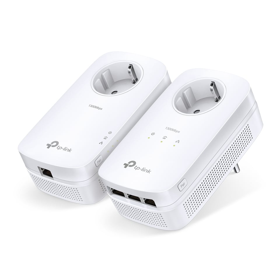 TP-Link TL-PA8033P KIT PowerLine-netwerkadapter 1300 Mbit/s Ethernet LAN Wit 2 stuk(s)