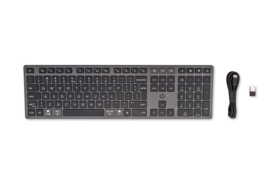 HP 720 Multi-Device Rechargeable Wireless Keyboard