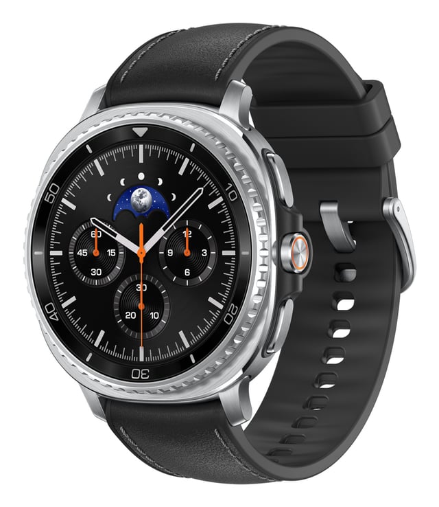 Samsung Galaxy Watch 8 Classic 3,3 cm (1.3") AMOLED 46 mm Digitaal 438 x 438 Pixels Touchscreen 4G Zilver Wifi GPS